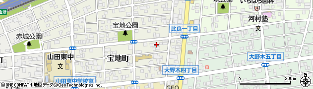 愛知県名古屋市西区宝地町318周辺の地図