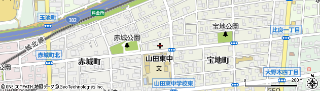 愛知県名古屋市西区宝地町42周辺の地図