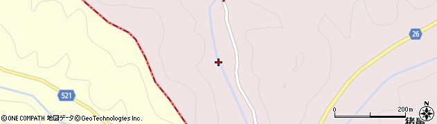 京都府京丹波町（船井郡）猪鼻（下村）周辺の地図