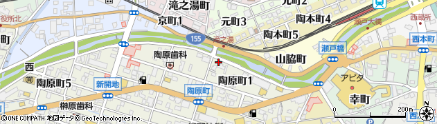 山脇橋周辺の地図