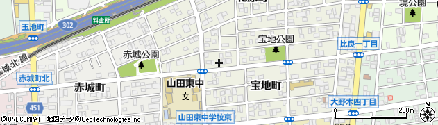 愛知県名古屋市西区宝地町103周辺の地図