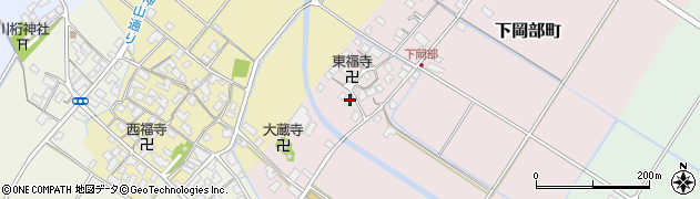 滋賀県彦根市下岡部町434周辺の地図