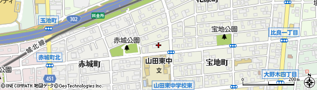 愛知県名古屋市西区宝地町44周辺の地図