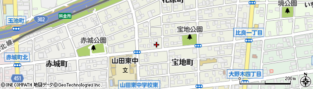 愛知県名古屋市西区宝地町106周辺の地図