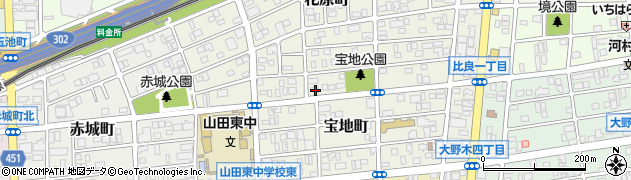 愛知県名古屋市西区宝地町194周辺の地図