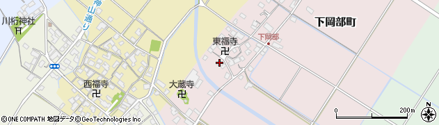 滋賀県彦根市下岡部町433周辺の地図