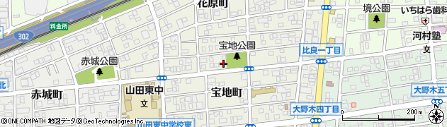 愛知県名古屋市西区宝地町198周辺の地図