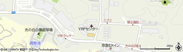 横浜銀行横須賀リサーチパーク ＡＴＭ周辺の地図