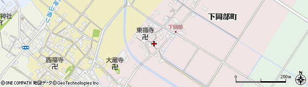滋賀県彦根市下岡部町436周辺の地図