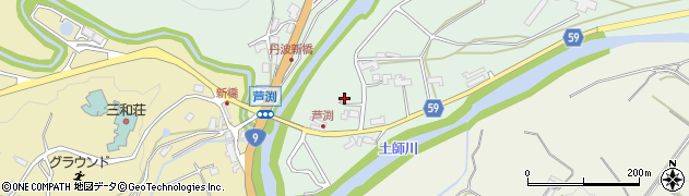 京都府福知山市三和町芦渕831周辺の地図
