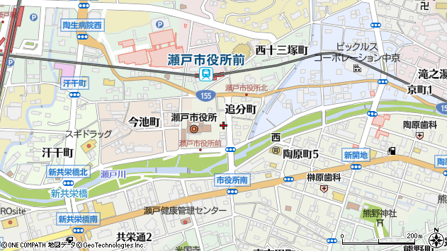 〒489-0803 愛知県瀬戸市追分町の地図