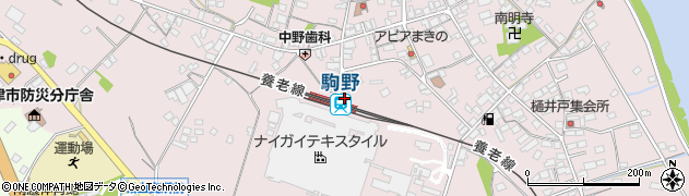 駒野駅周辺の地図