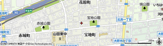 愛知県名古屋市西区宝地町203周辺の地図