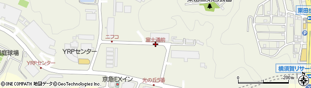 富士通前周辺の地図