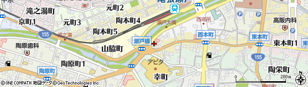 愛知県瀬戸市西蔵所町19周辺の地図