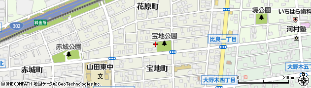 愛知県名古屋市西区宝地町200周辺の地図