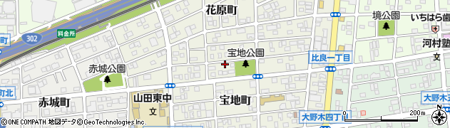愛知県名古屋市西区宝地町202周辺の地図
