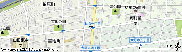 愛知県名古屋市西区宝地町389周辺の地図
