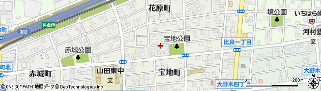 愛知県名古屋市西区宝地町周辺の地図