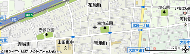 愛知県名古屋市西区宝地町周辺の地図