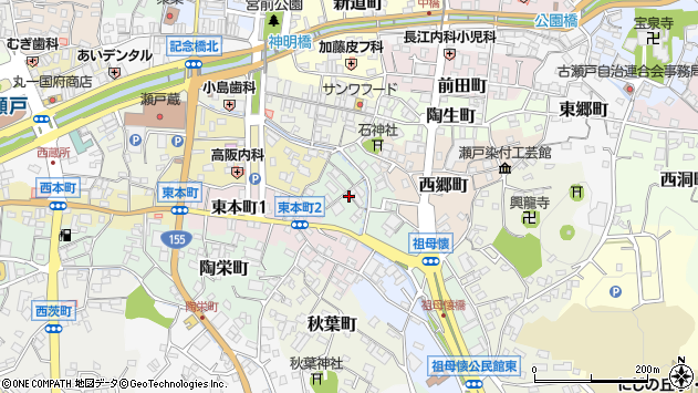 〒489-0826 愛知県瀬戸市蛭子町の地図