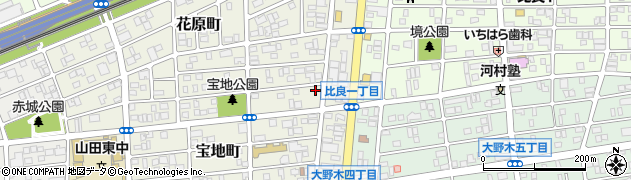 愛知県名古屋市西区宝地町300周辺の地図