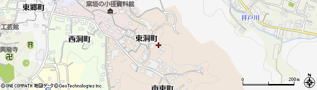 愛知県瀬戸市東洞町周辺の地図