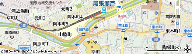 愛知県瀬戸市西蔵所町16周辺の地図
