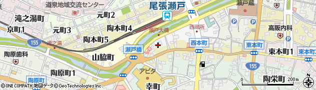 愛知県瀬戸市西蔵所町14周辺の地図
