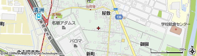 愛知県清須市一場新町403周辺の地図