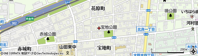 愛知県名古屋市西区宝地町214周辺の地図