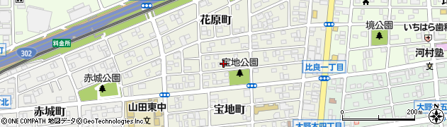 愛知県名古屋市西区宝地町215周辺の地図