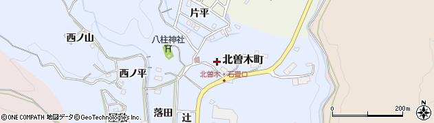 愛知県豊田市北曽木町（森腰）周辺の地図