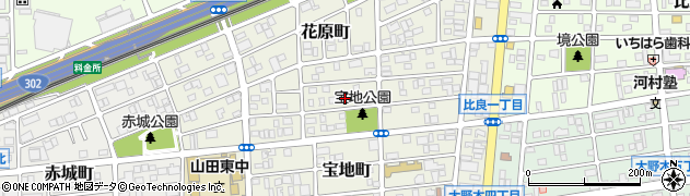 愛知県名古屋市西区宝地町218周辺の地図