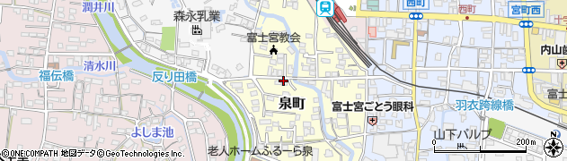 西富士ハリ・キュウセンター周辺の地図