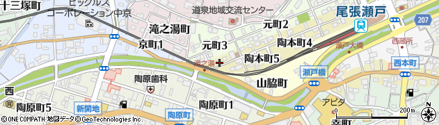 タカケンクリーニング陶本町店周辺の地図