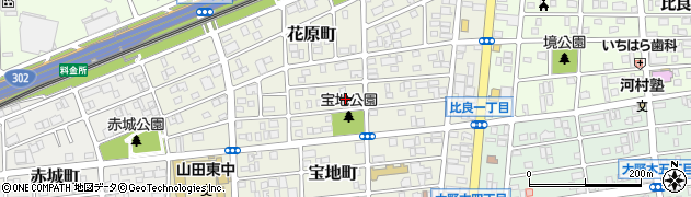 愛知県名古屋市西区宝地町222周辺の地図