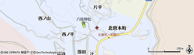 北曽木公民館周辺の地図