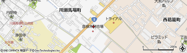 滋賀県木材相互市売協同組合周辺の地図