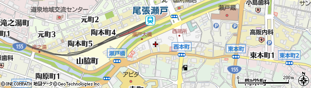 愛知県瀬戸市西蔵所町26周辺の地図