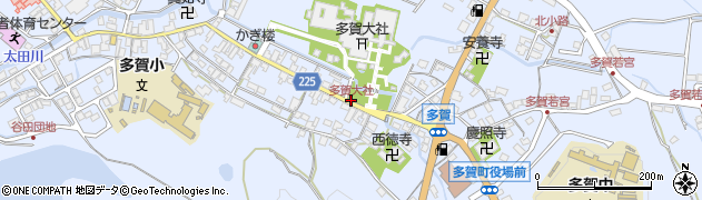 多賀大社周辺の地図