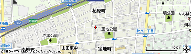 愛知県名古屋市西区宝地町207周辺の地図
