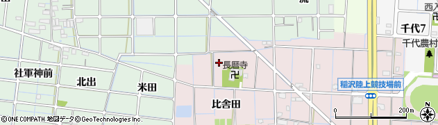 愛知県稲沢市福島町（大門）周辺の地図