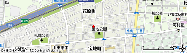 愛知県名古屋市西区宝地町217周辺の地図