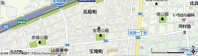 愛知県名古屋市西区宝地町224周辺の地図