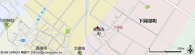 滋賀県彦根市下岡部町408周辺の地図