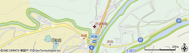 京都府福知山市三和町芦渕882周辺の地図