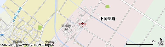 滋賀県彦根市下岡部町381周辺の地図