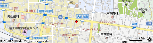 静岡県富士宮市大宮町12-1周辺の地図