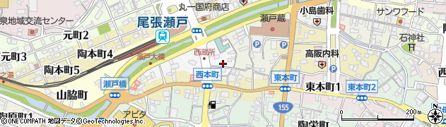 明光義塾尾張瀬戸教室周辺の地図